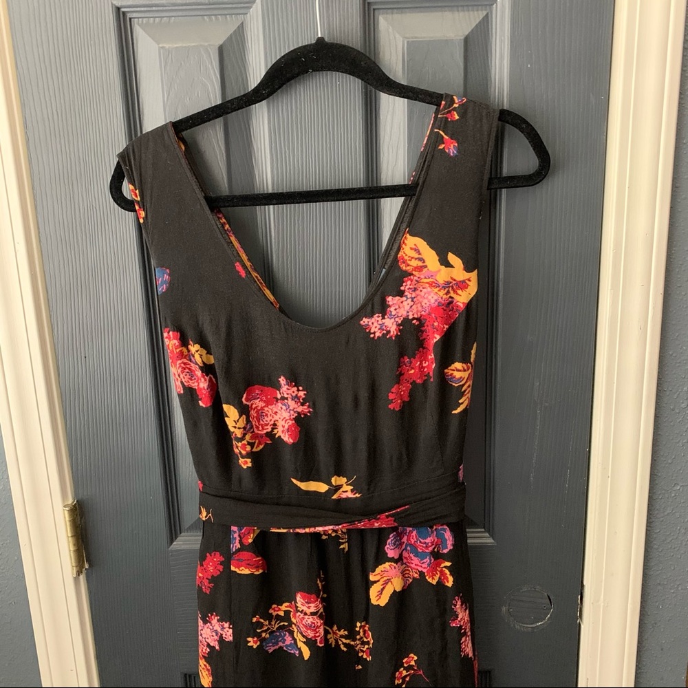 Unbridled Enthusiasm Modcloth Floral Jumpsuit